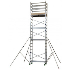 Trabattello alluminio altezza lavoro 7 Mt. Mod. Alto620