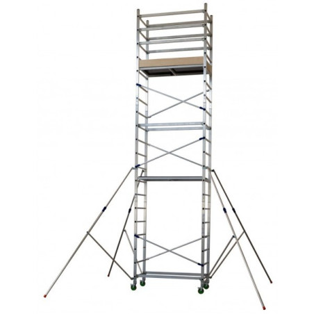 Trabattello alluminio altezza lavoro 7 Mt. Mod. Alto620