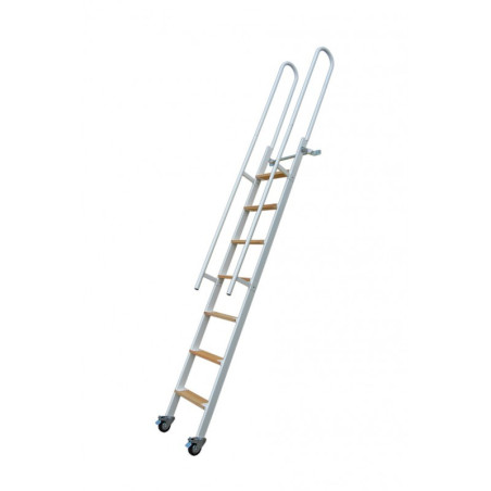 Scala soppalco in ferro con ruote Mod. SSPXL